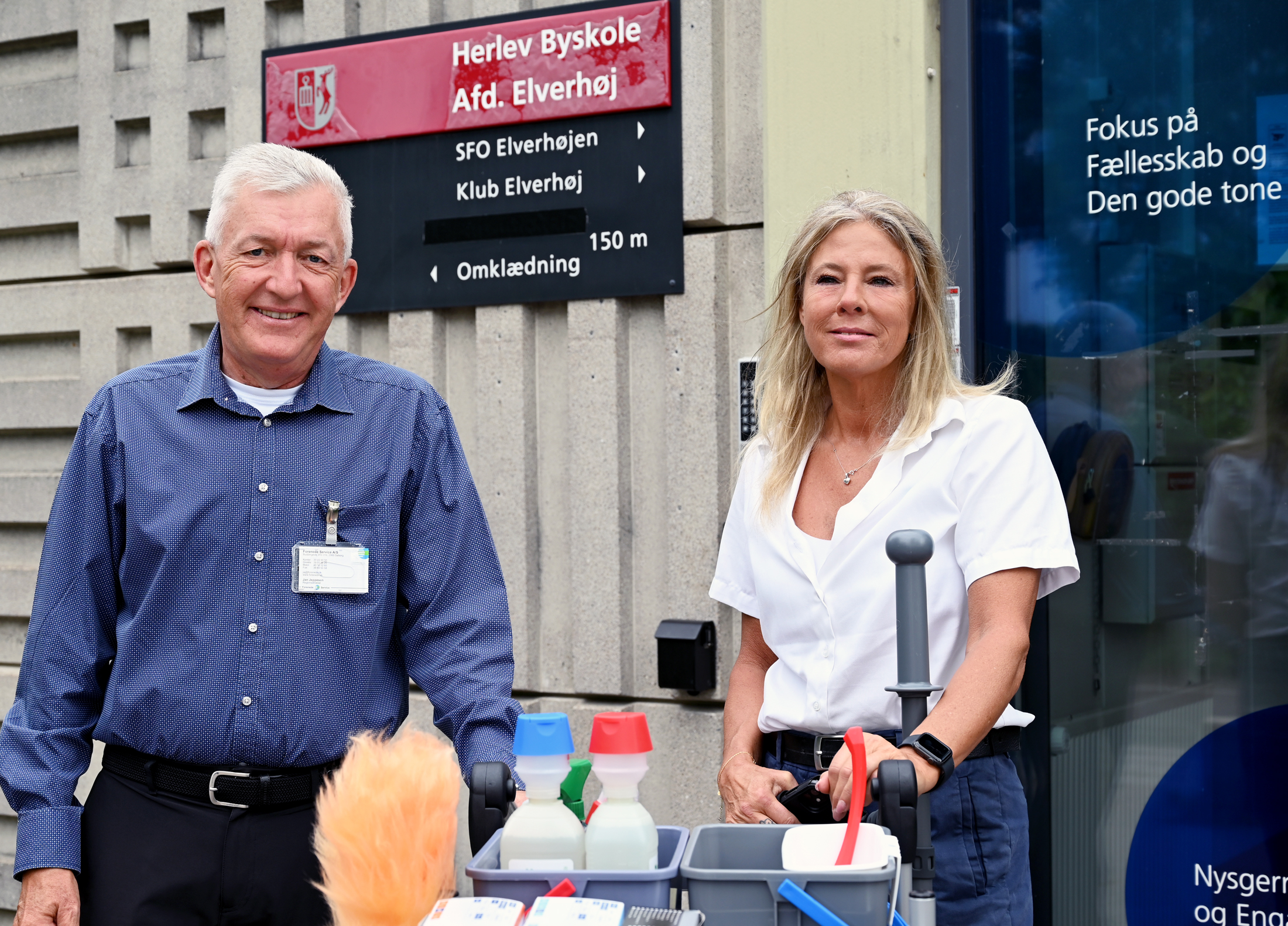 Tæt samarbejde, mentorordning og Jobcentersamarbejde er en del af kontrakten med Herlev Kommune