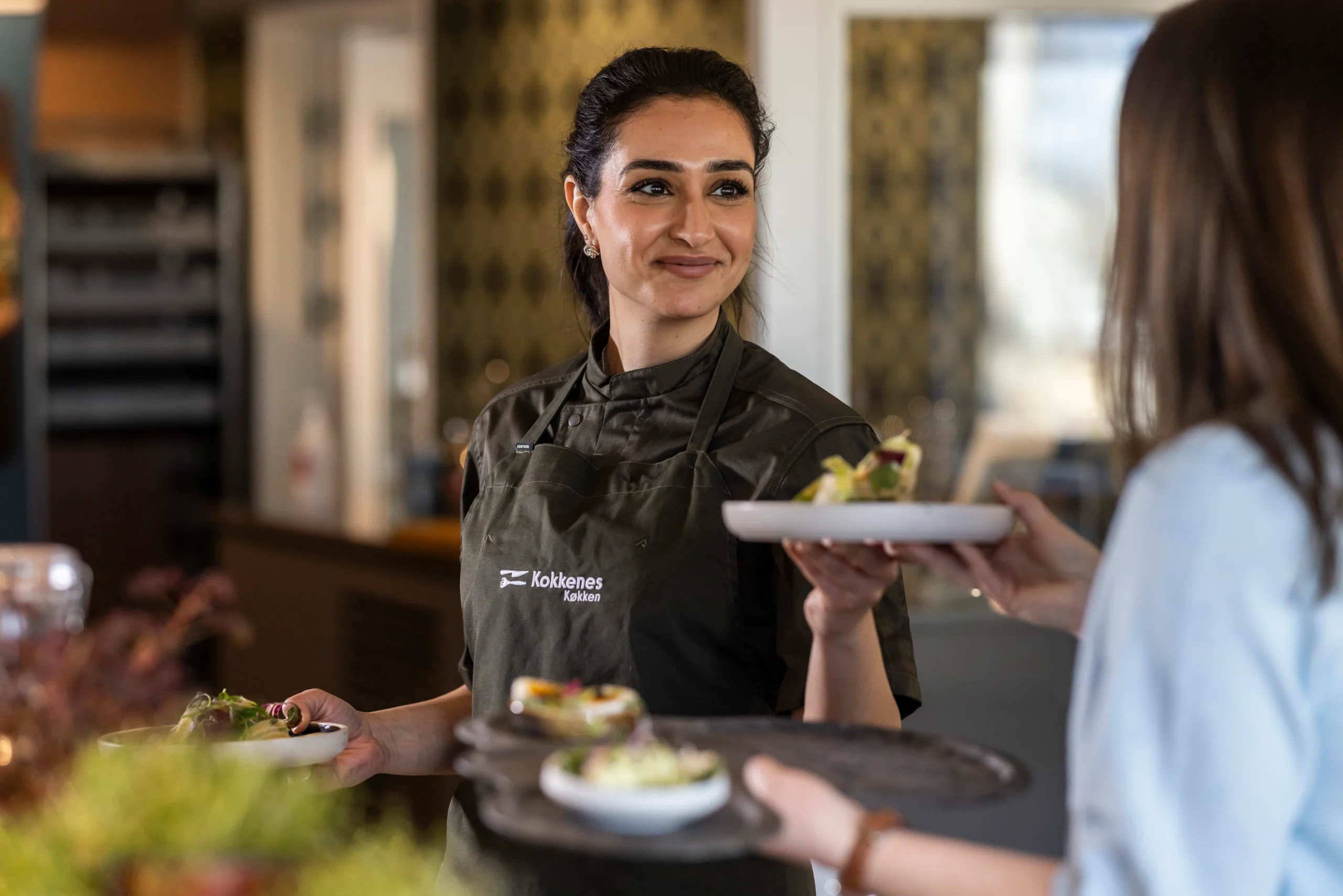 Kokkenes Køkken medarbejdere i kantine